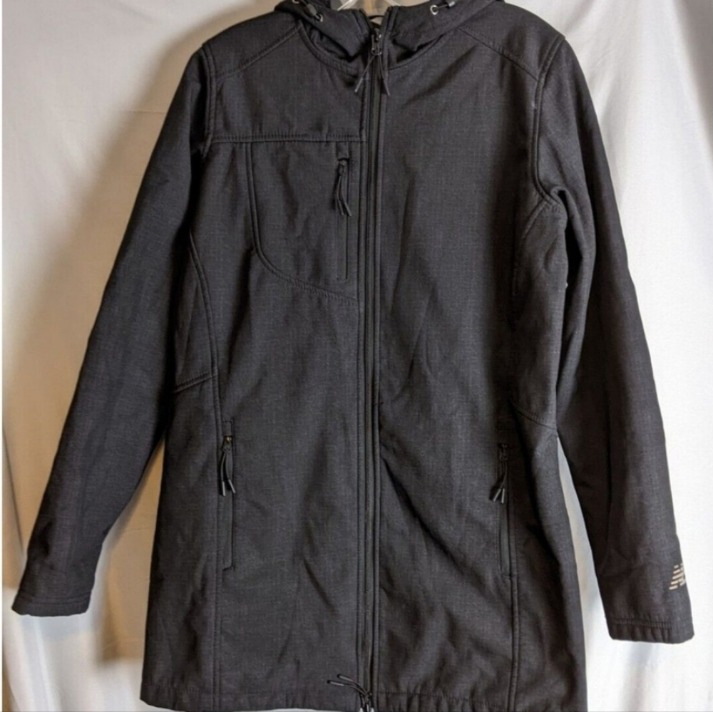 New Balance Gray Utility Jacket with Slim Fit